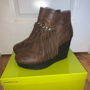 Sbicca Fringe Boots